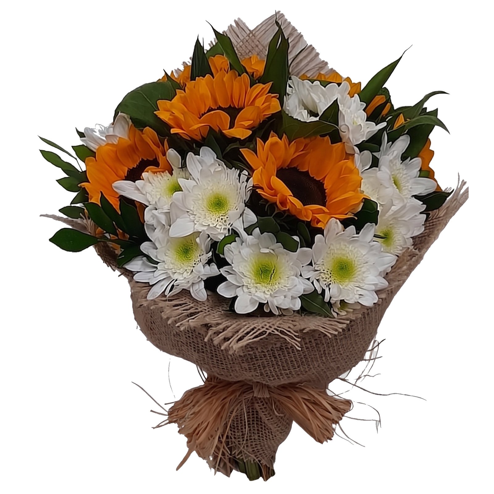 Gemini_Generated_Image_fw6so3fw6so3fw6s Buquê de Girassois com Flores de Campo - Amor Luz - Imagem 1